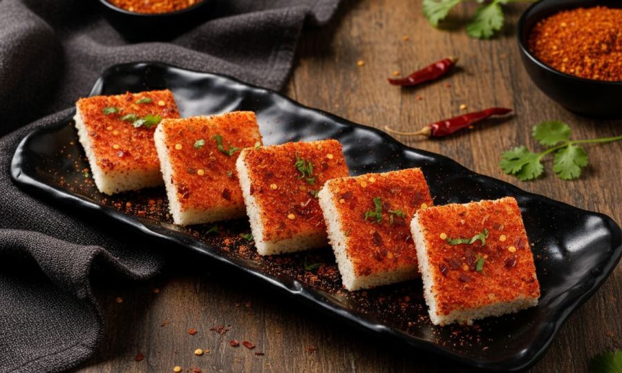 Peri Peri Dhokla