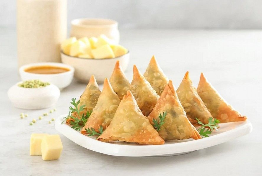 Frozen Cheese Palak Samosa