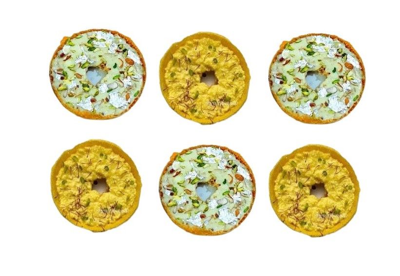 Assorted Mini Malai Ghewar (500 Gms)