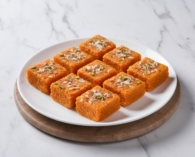 Orange (Santra) Barfi