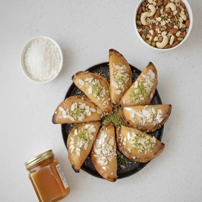 Baked Dryfruit Gujiya
