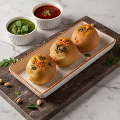 Baked Vada Pav