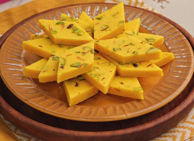 Kesar Kaju Katli