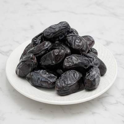 Black Seedless Muscati Dates (500 Gms)