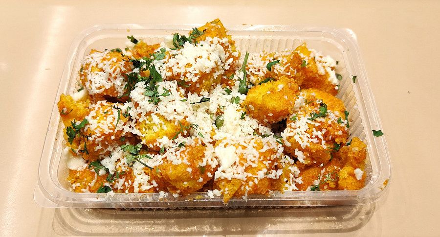 Cheese Garlic Dhokla