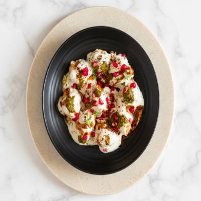 Dahi Moong Pakoda Chaat