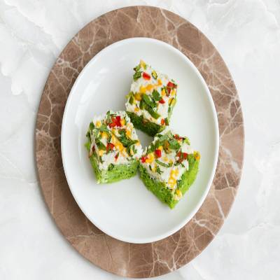 Moong Mayo Cheese Dhokla