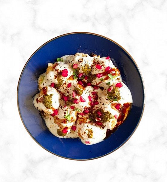 Dahi Moong Pakoda Chaat