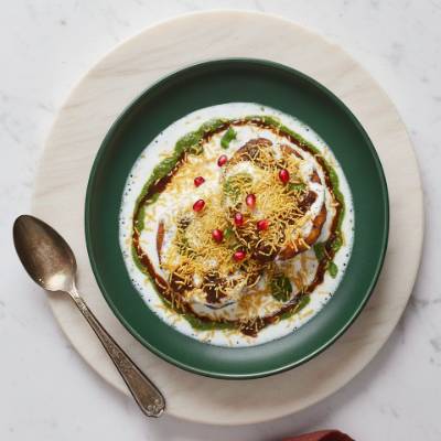 Dahi Aloo Tikki Chaat