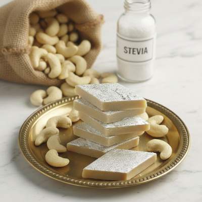 Sugarfree Kaju Katli (Stevia Based) (250 gms)