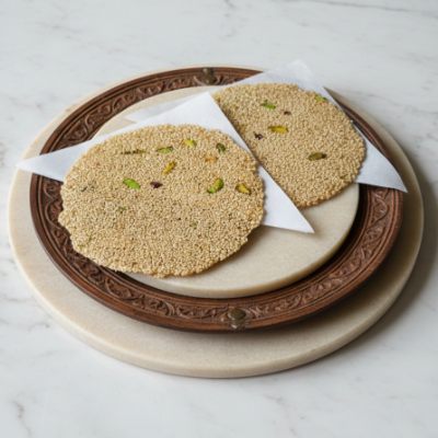 Pista Til Papdi (500 Gms) (Beawars Special)