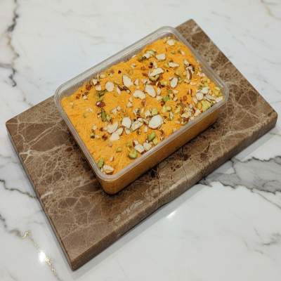 Orange Soan Papdi [250 Gms]