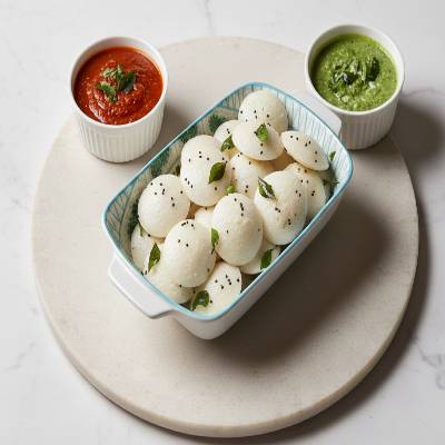 Mini Plain Idli