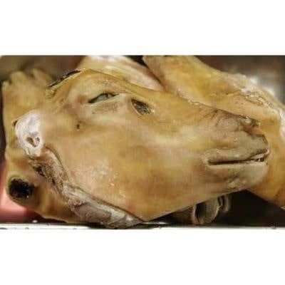 Goat Head (Vellaadu Kaeda Thala) 1Pcs