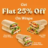 Wraps @ 25% Off