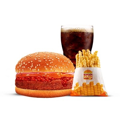 Veg Teedha Teekha Burger Meal