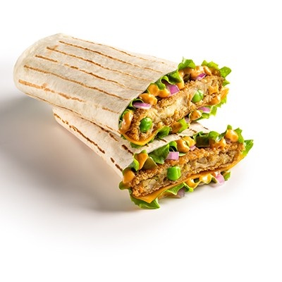 cheese masala wrap