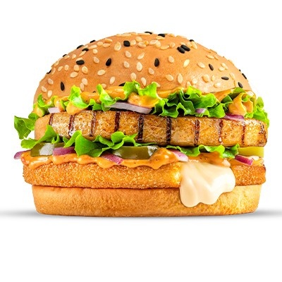 Chicken Cheese Burst Burger