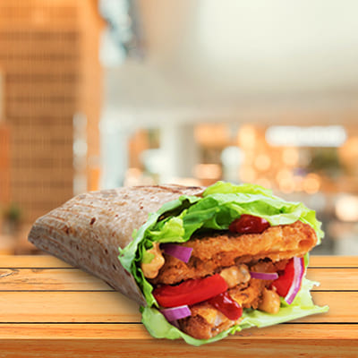 Farm Aloo Tikki Wrap