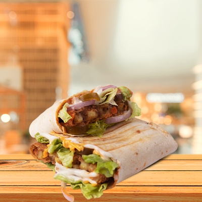 Cheesy Masala Wrap