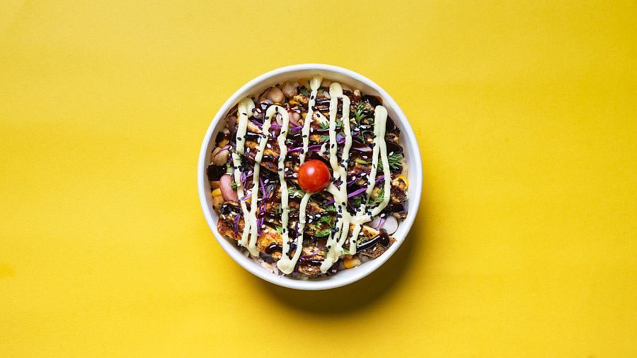 Sprouts And Roasted Tofu