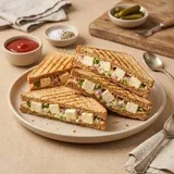 Paneer Creamy Grilled Sandwich.