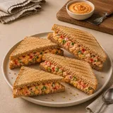 Vegetable Delight Grilled Sandwich.