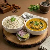 Homely Yellow Daal Rice