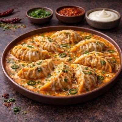Gravy Vegetable Momo