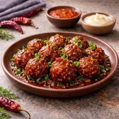 Vegetable Manchurian Dry