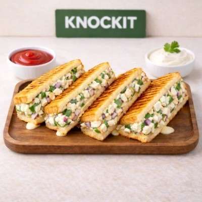 Paneer Creamy Grilled  Sandwich