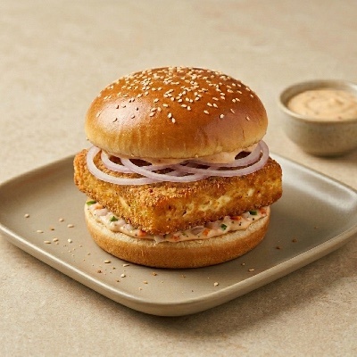 Paneer Tikki Burger