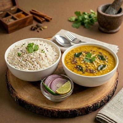 Homely Yellow Daal Rice