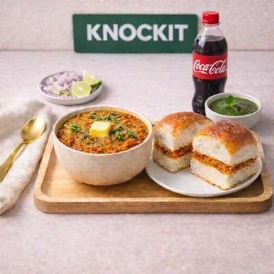 Pav Bhaji + Drink