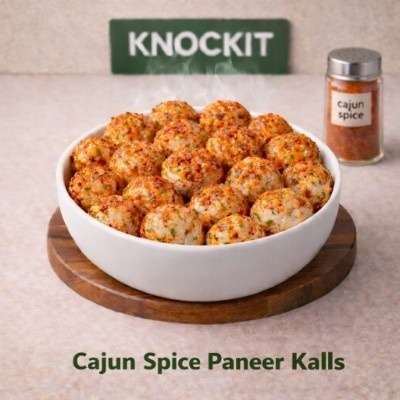 Cajun Spiced Paneer Kalls (Mid-May onwards)