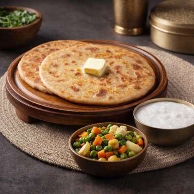 Mix Veg Parantha (Mid-May onwards)
