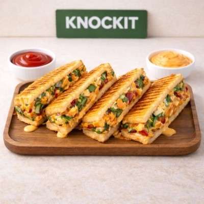 Vegetable Delight Grilled Sandwich