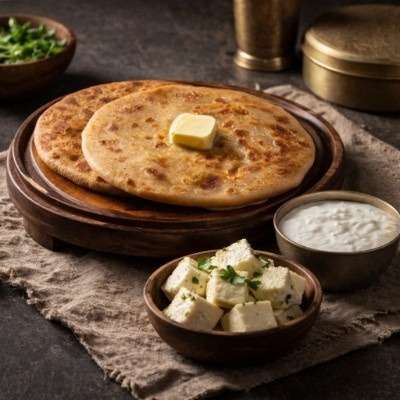 Paneer Pyaaz Parantha (Mid-May onwards)