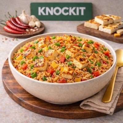 Chilli Garlic Paneer Fried Rice