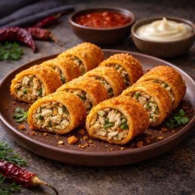 Kurkure Chicken Spring Roll