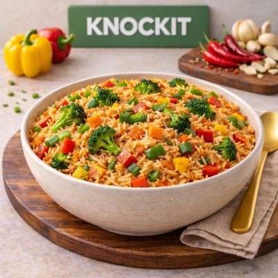 Chilli Garlic Vegetable Fried Rice