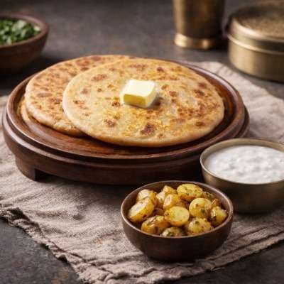 Aloo Pyaaz Parantha (Mid-May onwards)