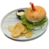 Open Chicken Burger