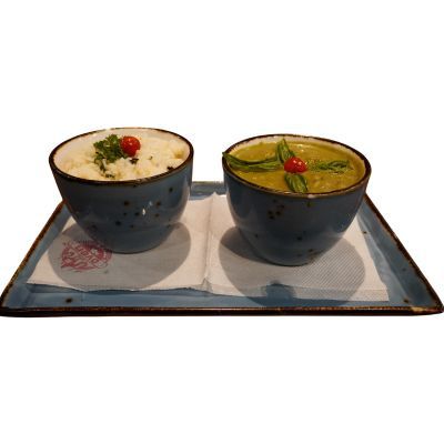 Thai Green Curry With Rice