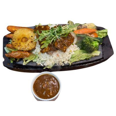 Stuffed Cottage Cheese Sizzler