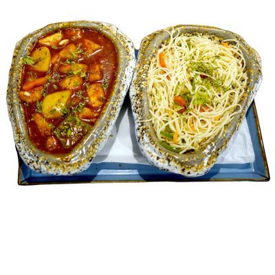 Chilly Panner Gravy With Noodles