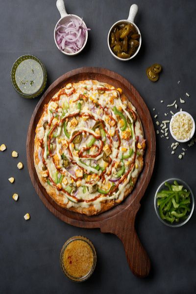 Paneer Tikka Masala Pizza