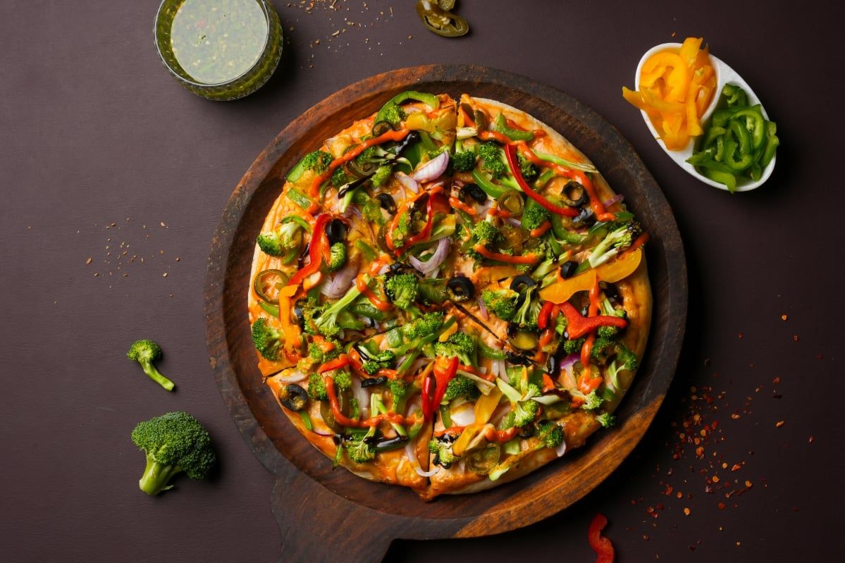 Exotic Diet Pizza