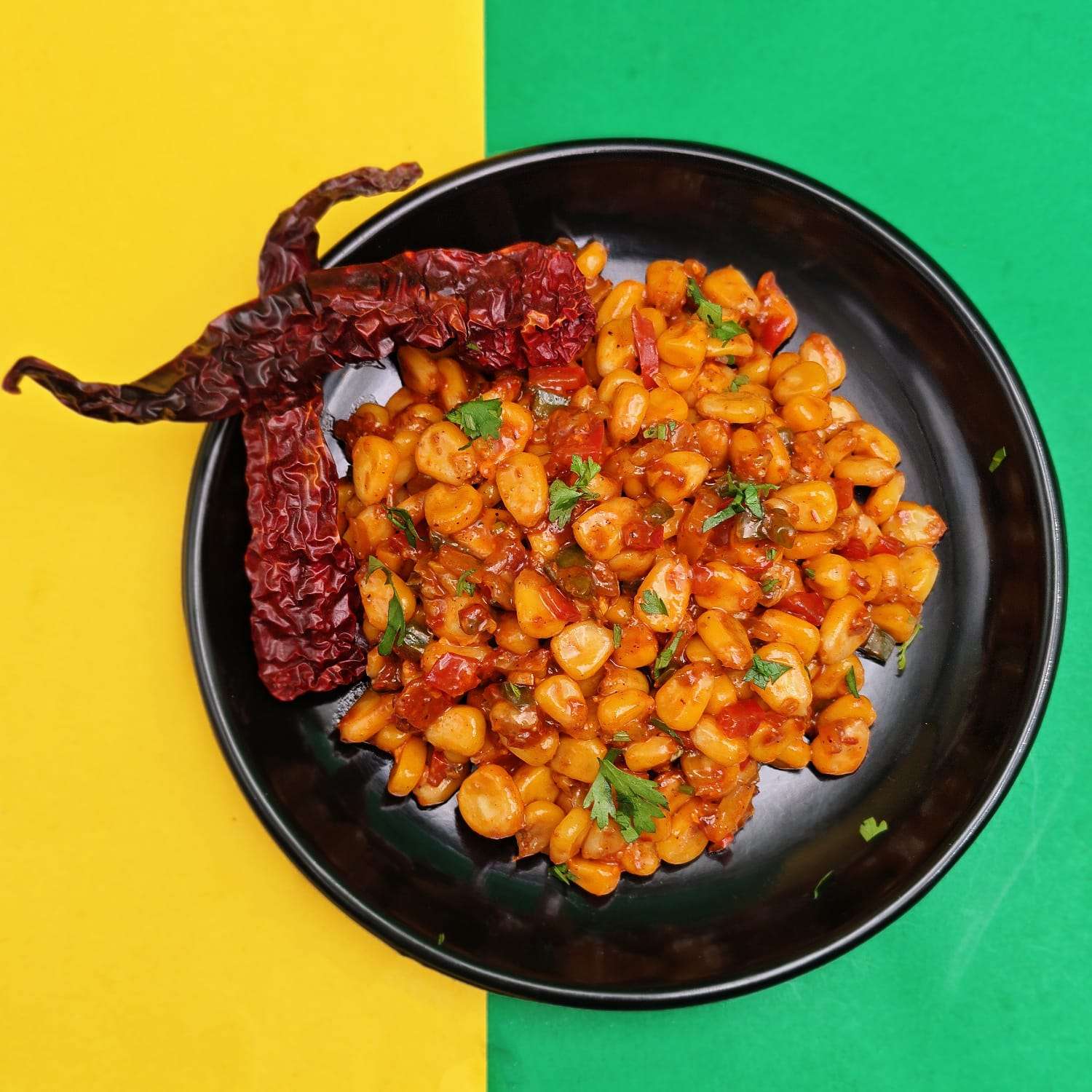 Spicy Corn Chaat