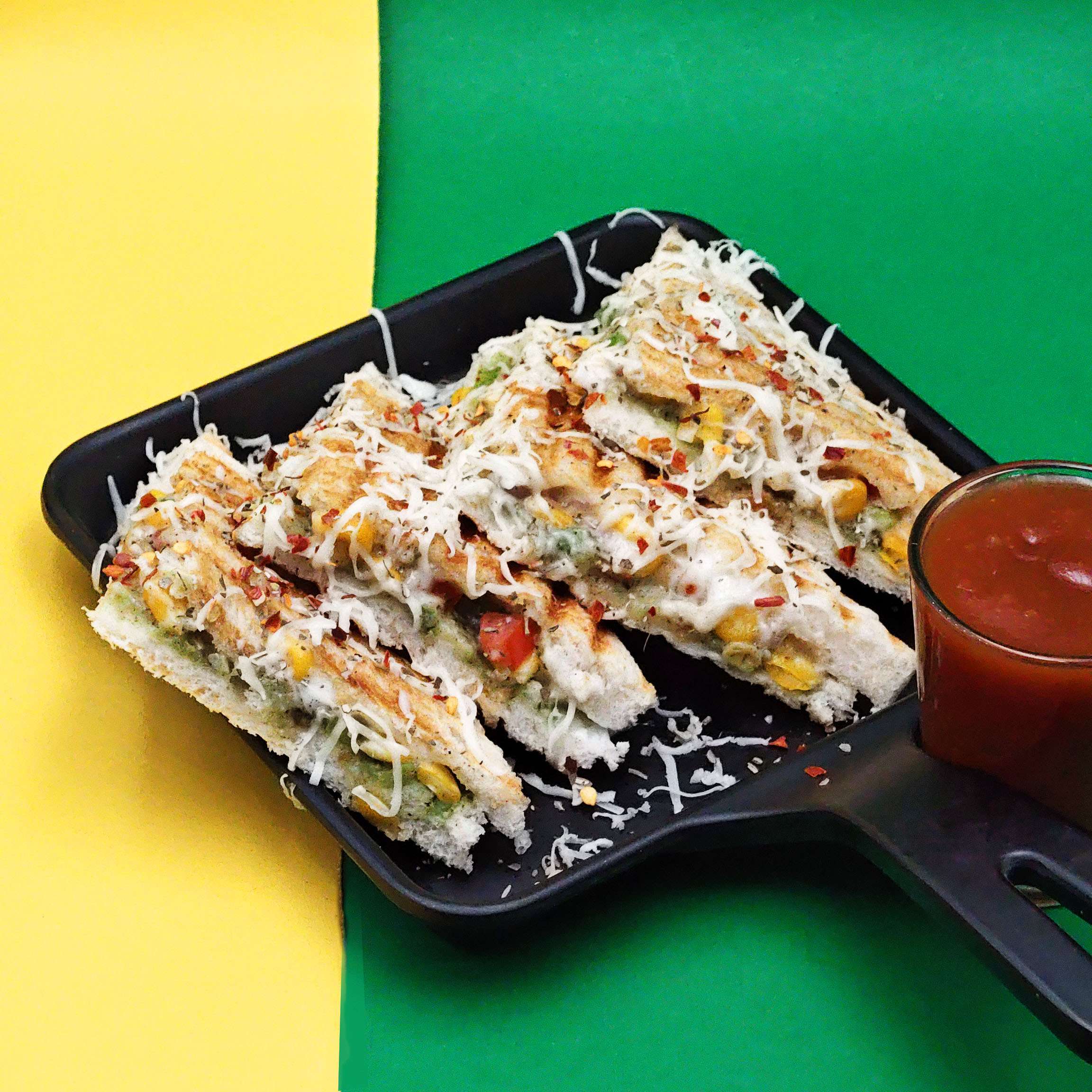 Corn Cheese Sandwich